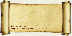 Dijana Sorak vizit kartica